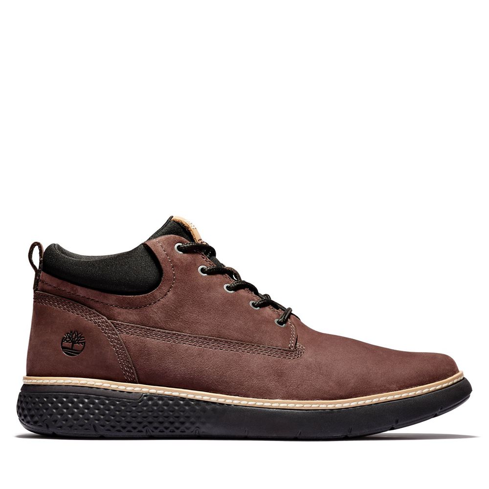 Timberland Chukka Μποτακια Ανδρικα Βαθυ Καφε - Cross Mark Better Δερματινα - Greece 3519260-ZP